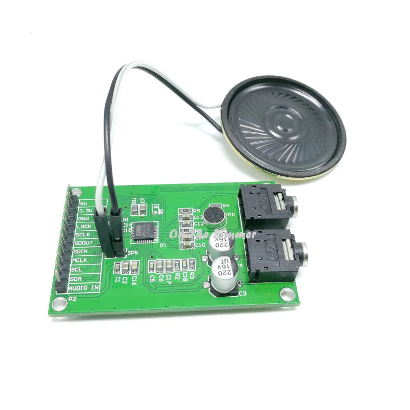 WM8978 audio I2S decoding with loudspeaker module STM32 audio recording playback Mp3 soft solution