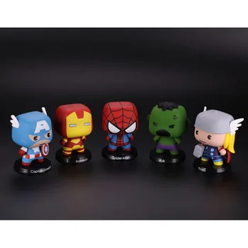 

Avenger League Infinity War Version Of Us Captain Iron Man Green Giant Thunder God Spiderman Dolls Marvel Legends 2Q