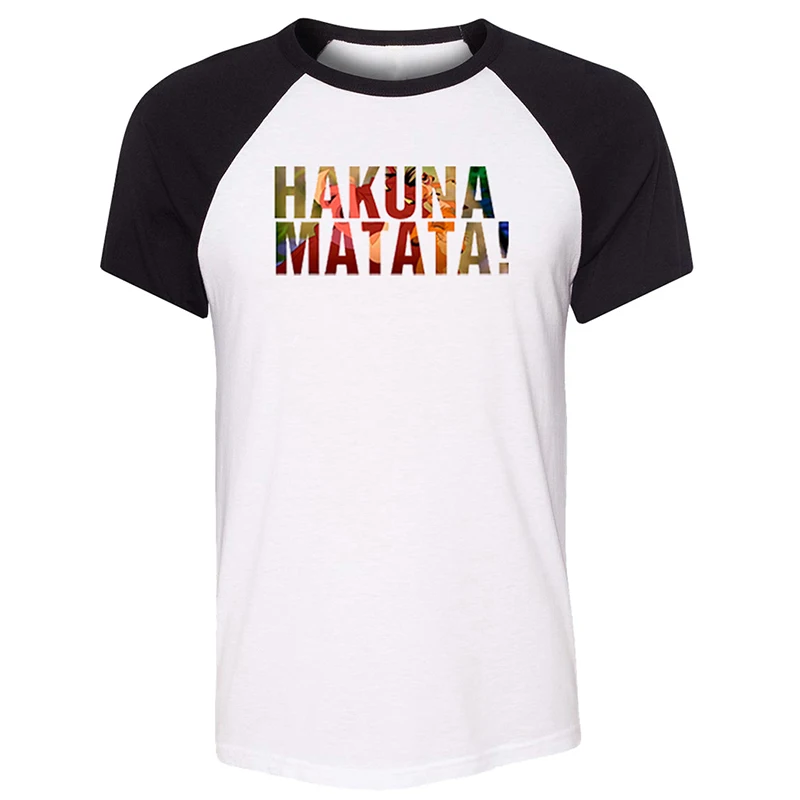 

Garfield Cat The Adventures of Timon Pumbaa Hakuna Matata Design Mens Guys Printing T Shirt Graphic Tee Short Sleeve Cotton
