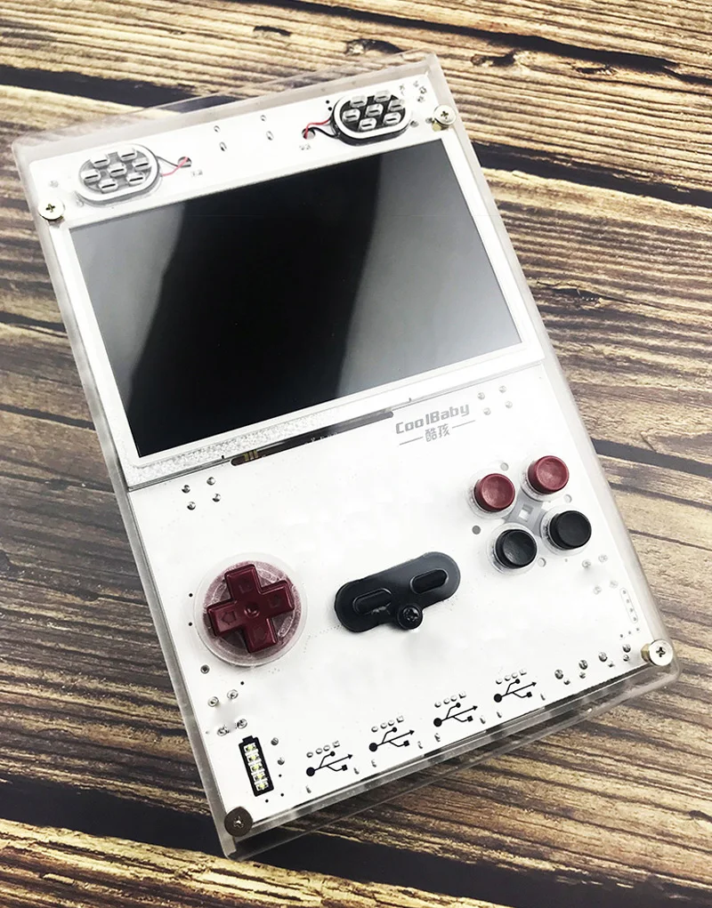 

2019 DIY 5.0 Inch HD IPS Screen Handheld Game Player with Raspberry Compute Module 3 Lite Game console Built-in Over 15000 Games