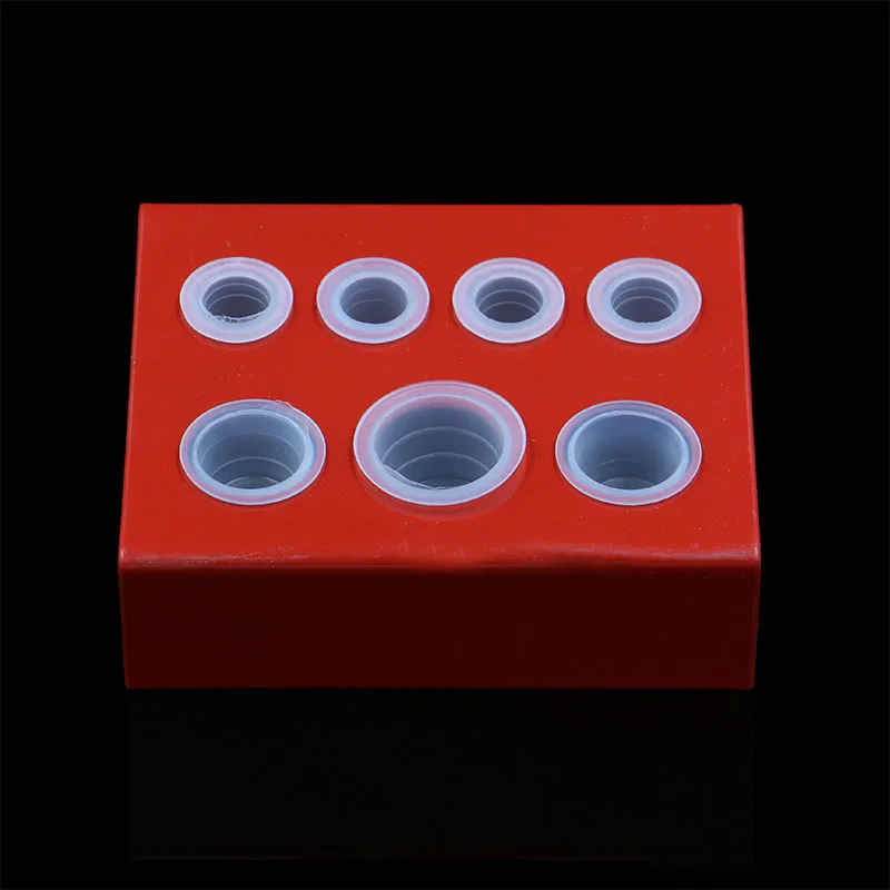 2 шт. Горячая продажа красная мини чернильница для тату держатель Подставка 7