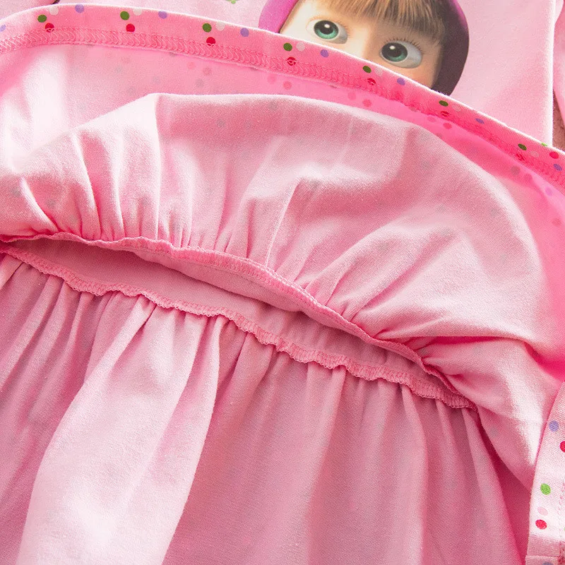 Girls Dress Vestidos Clothes Vestido Disfraz Infantil Costume For Kids Masha And Bear Clothing Autumn Long Sleeve Girl Dresses09