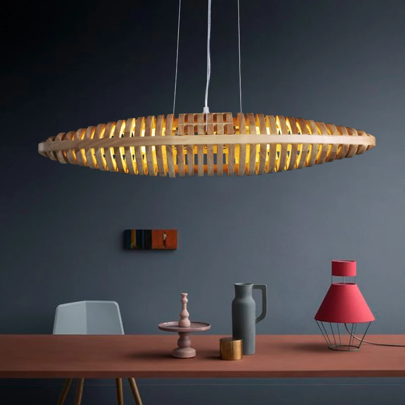 

Furniture Lighting Creative Personalized Southeast Asian solid Wood pendant lights LU8161143