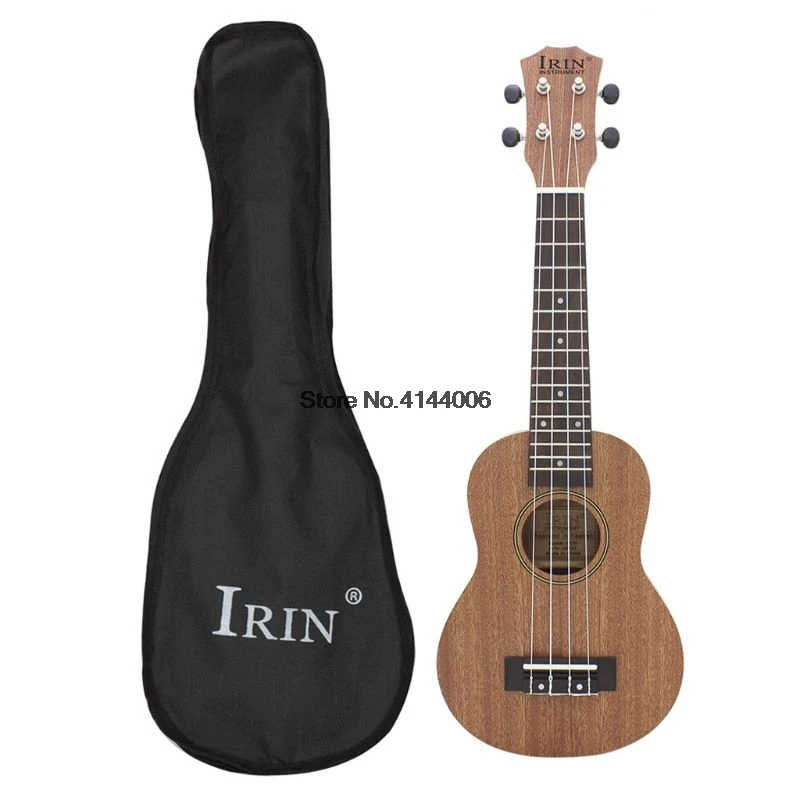 

Ukulele 21 inch 15 Fret Uke 4 Nylon String Engrave Wood Guitar Drop Ship