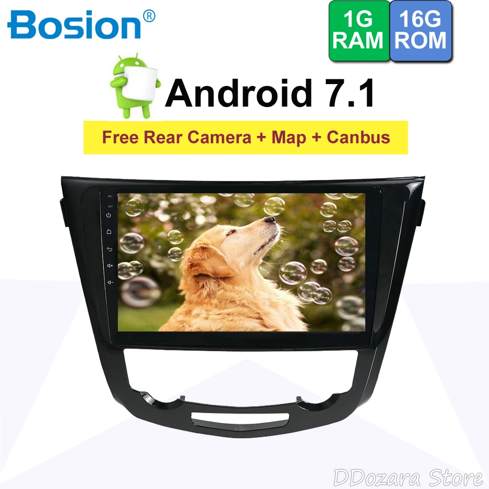 

10.1" Android 7.1 Car GPS Radio Player for Nissan X-Trail Qashqail 2014 -2017 with Quad Core Stereo Multimedia