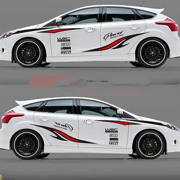 

Reflective Colors Door & Waist Line Car Sticker For Ford Focus BA026