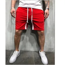 Летние однотонные сетчатые компрессионные быстросохнущие шорты для бега, спортивные шорты для фитнеса, мужские повседневные спортивные футбольные шорты в стиле хип-хоп