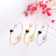 

Jewelry & Accessories/Fashion Jewelry/Titanium steel /rose gold bracelet /Love arrow couple bracelet wholesale