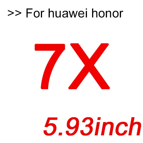 Honor 7 a 7c pro Защитное стекло для huawei honor 7 a закаленное стекло для honor 7s 7x7 a c x s 7apro 7cpro a7 ac Защитная стеклянная пленка - Цвет: honor 7X