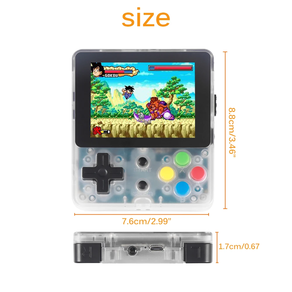 Мини-портативная игровая консоль, детская ретро-видеоигра, семейная ТВ-видео-консоль, поддержка GBA GBC GB FC SFC NEOGEO CPS PS1 ATARI