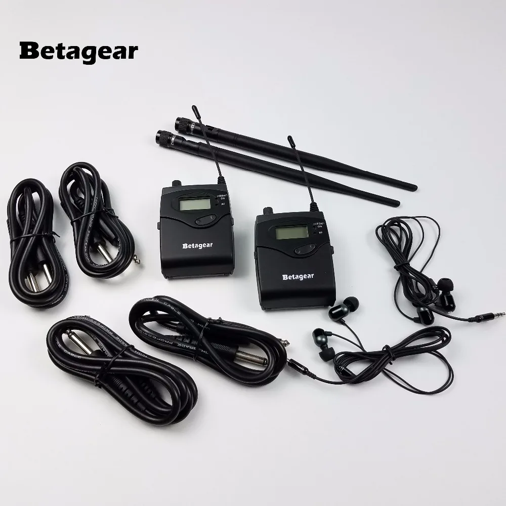 Betagear SR2050 IEM сценический монитор 2 приемника беспроводная студийная запись