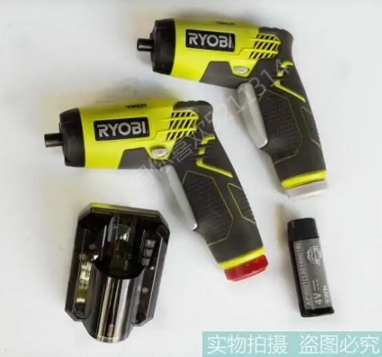 Тип RYOBI 4V электрическая отвертка с шестью углами Электрический двойной скорости светодиодный светильник(используется продукт