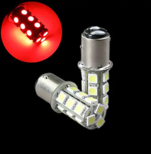 

18led 2pcs BAY15D 1157 18 smd LED 5050 Brake Lights 18SMD Turn Signal Lighting Rear Reverse Bulbs Tail Lamps DC 12V