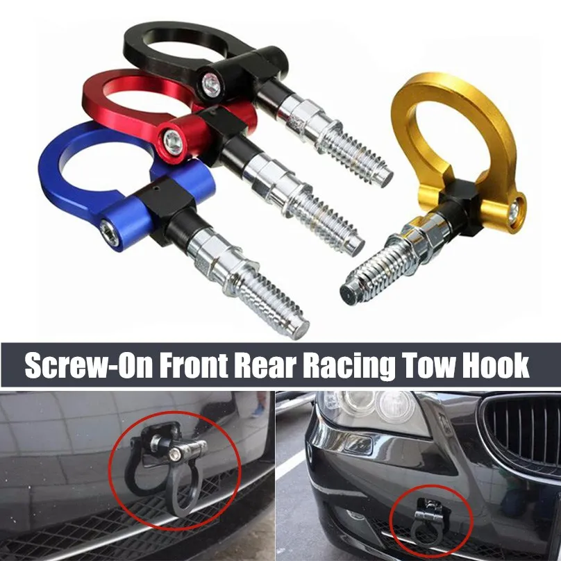 

02-09 MINI Cooper R50/R52/R53/R55/R56 Screw-On Front or Rear Racing Tow Hook KIT Hot