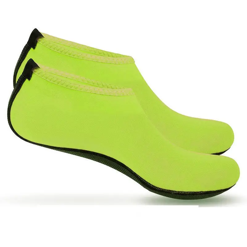 Водные виды спорта Дайвинг носки плавание Подводное плавание Нескользящая пляжная обувь с противоскользящей подошвой для йоги - Цвет: Зеленый