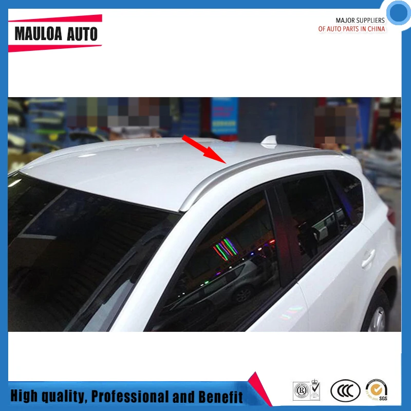 سبائك الألومنيوم المسمار تثبيت الجانب السكك الحديدية بار حامل سقفي لمازدا مازدا CX-5 cx5 2013 2014 2015 2016 13 14 15 16