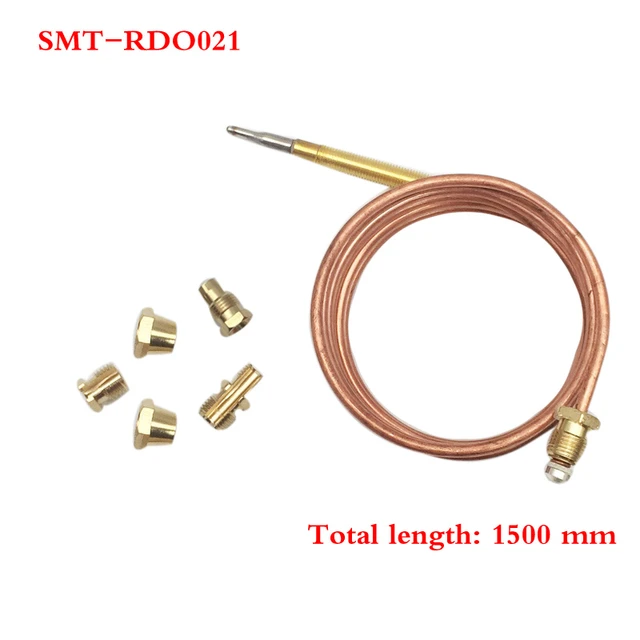 Earth Star 1 Set 1500mm Gas Furnace Universal Thermocouple Set M6x0.75 With  Five Nut Replacement Thermocouple - AliExpress