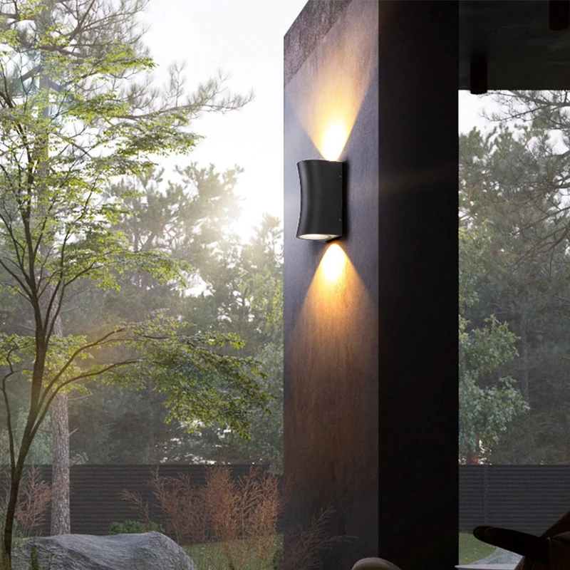 Luzes de Parede ao ar Indoor para Cima para Baixo Montagem em Superfície Lâmpada de Parede do Corredor à Prova d' Água Levou Livre Cob Varanda Jardim Luz Ip65 10w 10 Para Cima Para Baixo COB LEVOU Montagem