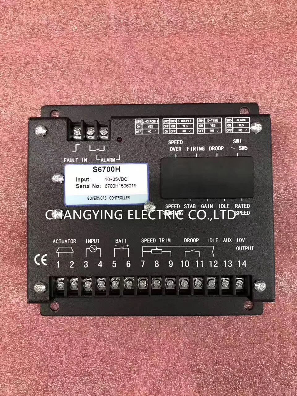 S6700H diesel generator genset electronic governor control free