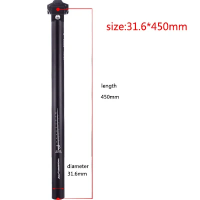 Велосипедный Подседельный штырь 27,2 алюминиевый сплав MTB дорожный велосипедный Подседельный штырь труба Сверхлегкий матовый Подседельный штырь для велосипеда велосипедные детали - Цвет: 31.6-450mm