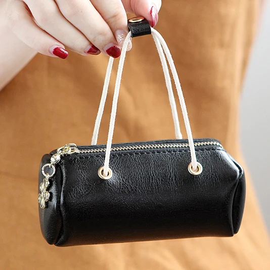 Mini Bag font b Wallets b font Lady Short Zipper Coin Purses Cards font b Keys