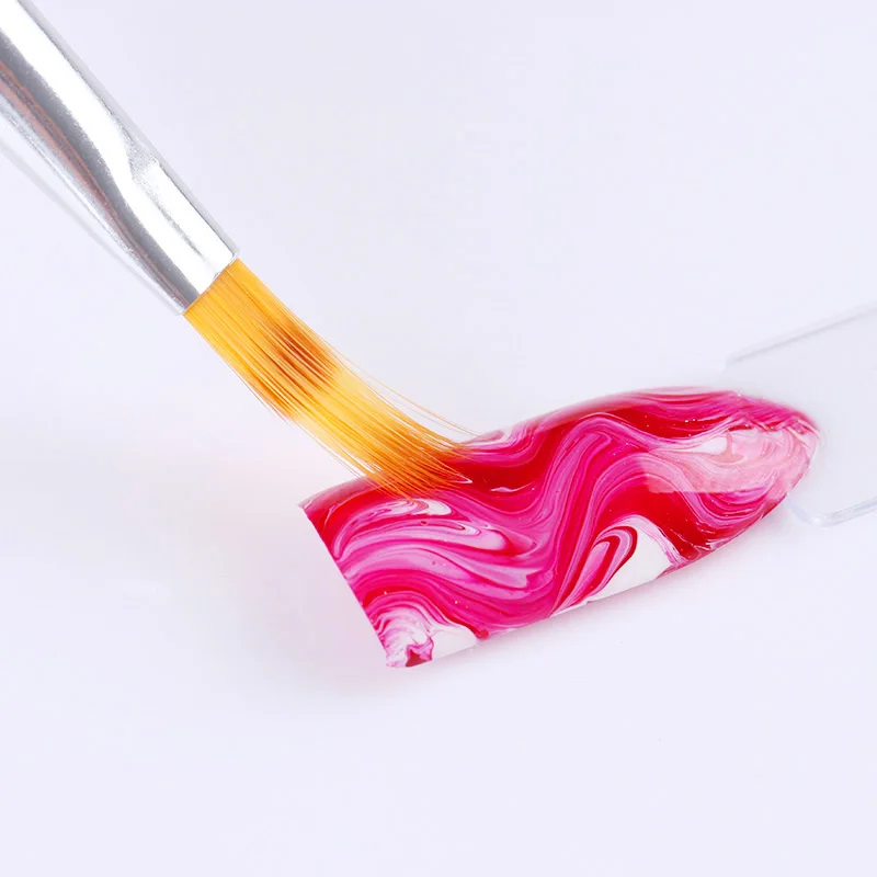 BORN PRETTY Gradient Painting Pen Drawing Nail Brush Black Wooden Handle UV Gel Nail Art Brush Tool nail art tools