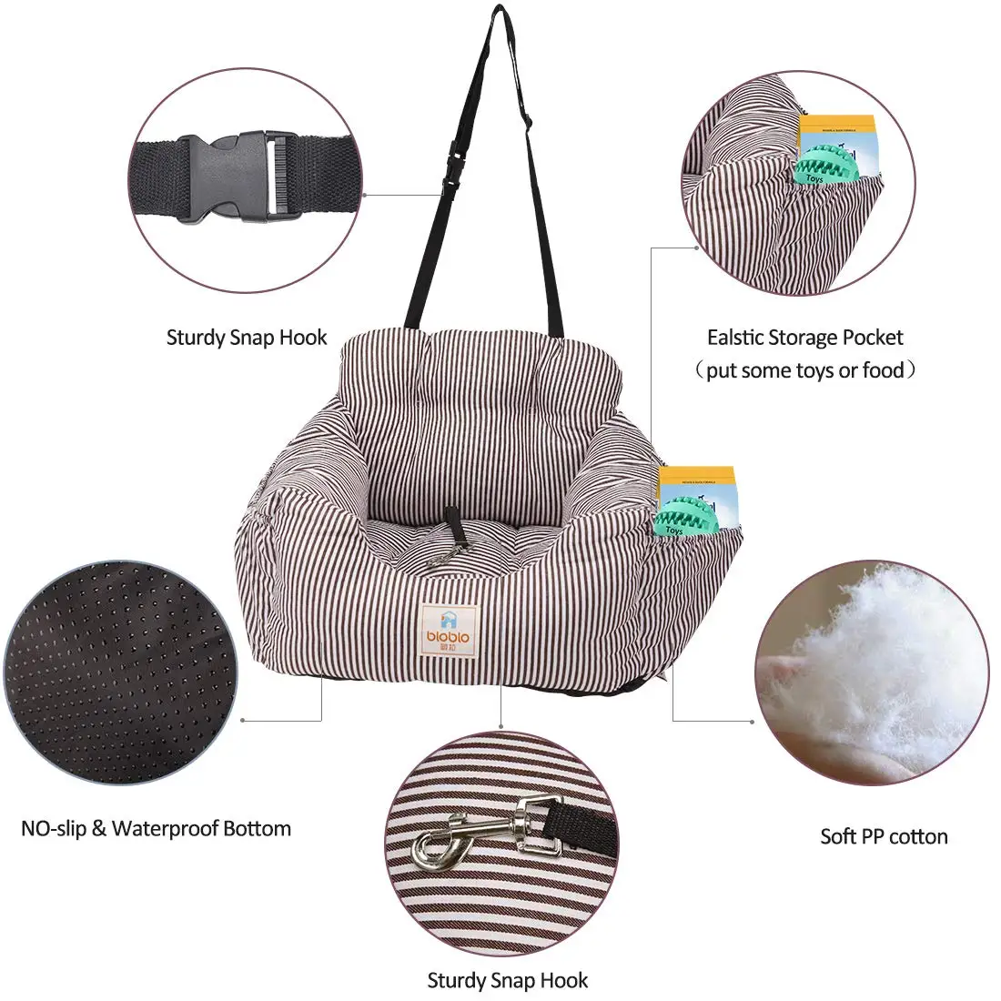 Ceny Fotelik do fotelika dla zwierząt wygodny oddychający na zewnątrz podróż samochodem przewoźnik legowisko dla psa koc torba podsiodłowa dla zwierząt domowych