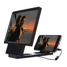 3-5 Fois Grossissement Angle-Réglable Eyeshield 3D Élargie Écran Mobile Téléphone Vidéo Fréquence Amplificateur avec Haut-Parleur