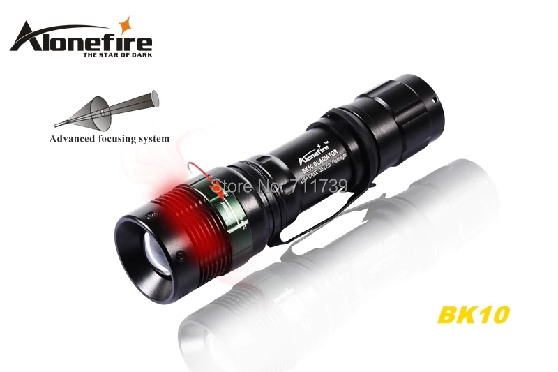 ALONEFIRE BK10 CREE XPE Q5 светодиодный 268 люменов портативный масштабируемый флэш