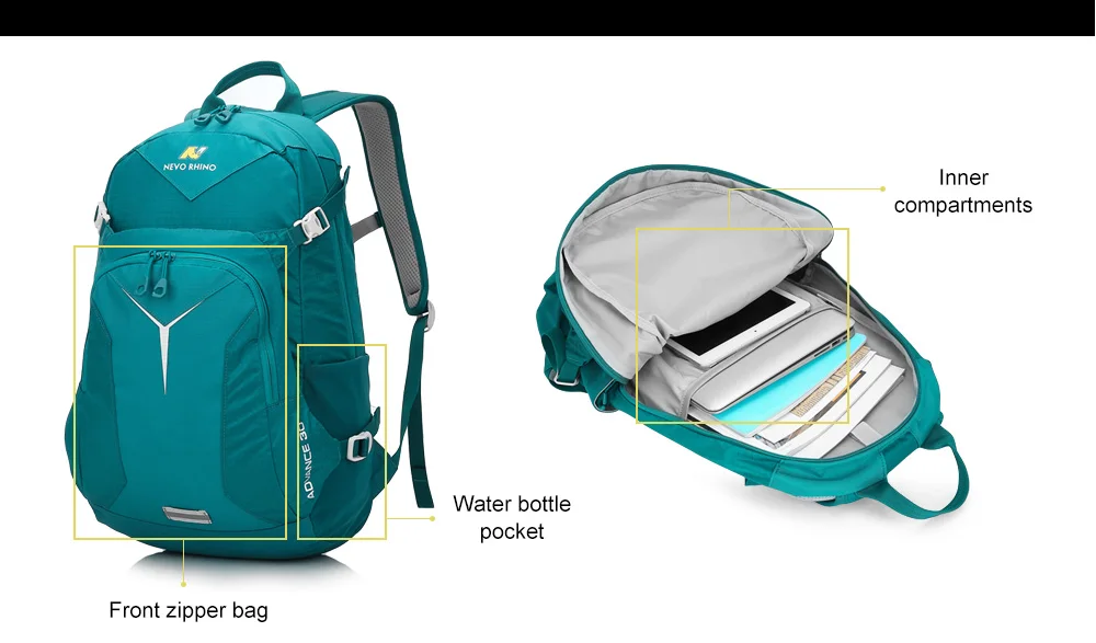 NEVO RHINO 30L Outdoor Climbing Nylon Water-resistant Sports Backpack