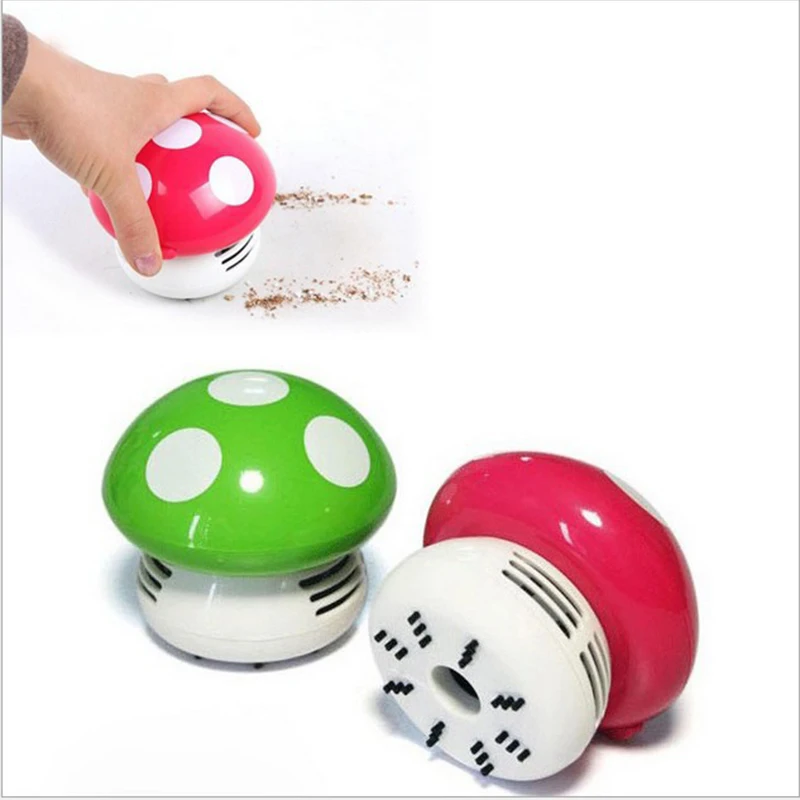 

Mushroom Mini Wireless Robot Vacuum Cleaner Office Handheld Computer Keyboard Cleaner 6 Colors