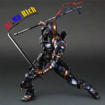 

Movie Figure 25 Cm Batman: Arkham Deathstroke Movable Pvc Action Figure Collectible Toy Model Christmas Gift