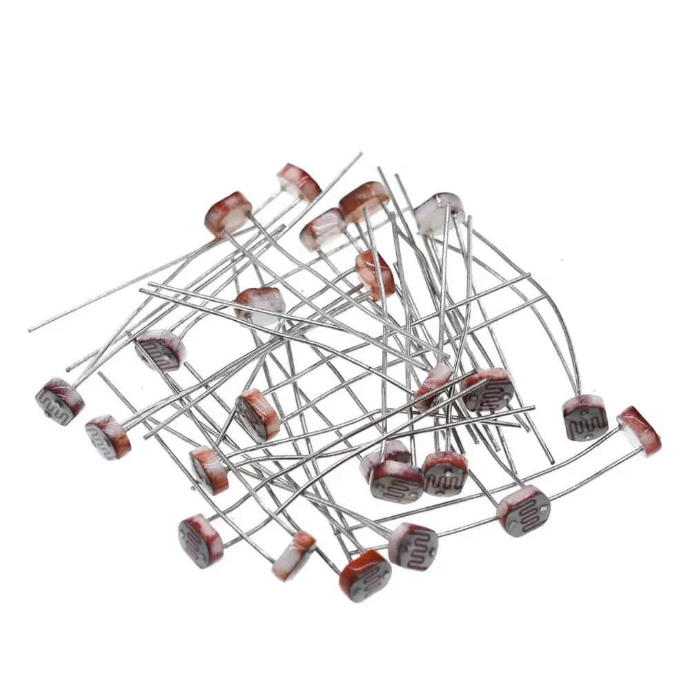 20pcs Light Dependent Resistors LDR 5mm #2