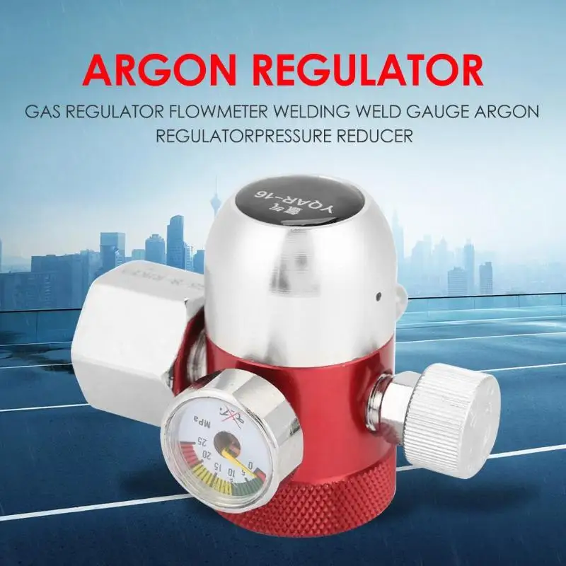 15Mpa Metal Welding Gas Meter Argon Pressure Reducer Gas Flow Regulator Weld Gauge Meter Argon Regulator