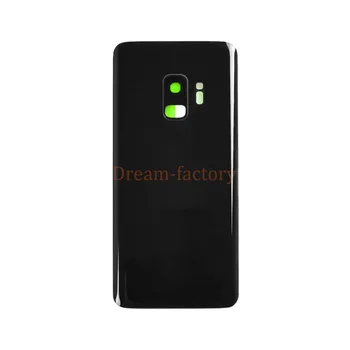 

30pcs DHL Back Glass For Samsung Galaxy S9 G960 / S9+ S9 Plus G965 Battery Cover Rear Door Housing +Camera Lens+Adhesive