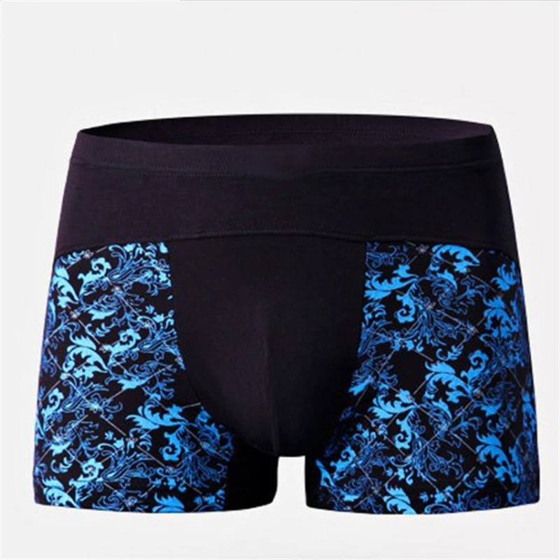 

Extra large size L - 10XL 11XL 12XL 3 pieces mens clothing flower underwear men Middle-aged men boxers underwear Cotton