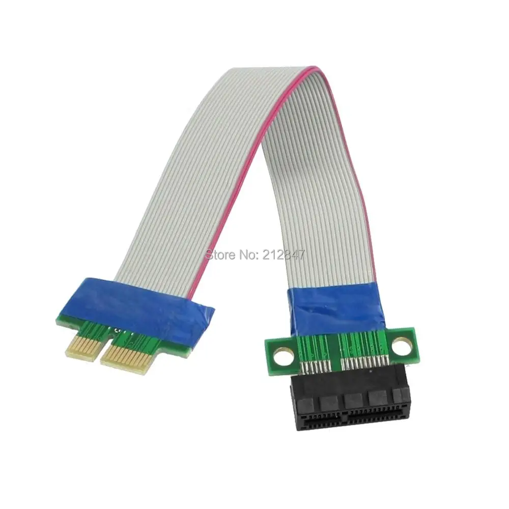 

PCI-Express PCI-E 1X Riser Card Flex Extender Extension Cable