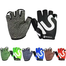 S-XXL, мужские и женские спортивные перчатки для бодибилдинга, Перчатки для фитнеса с полупальцами, нескользящие спортивные перчатки без пальцев для занятий тяжелой атлетикой