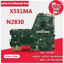 For Asus X551MA Laptop Motherboard Notebook N2830 N2815 CPU 60NB0480 MB1501 203 100 Tested Before Ship
