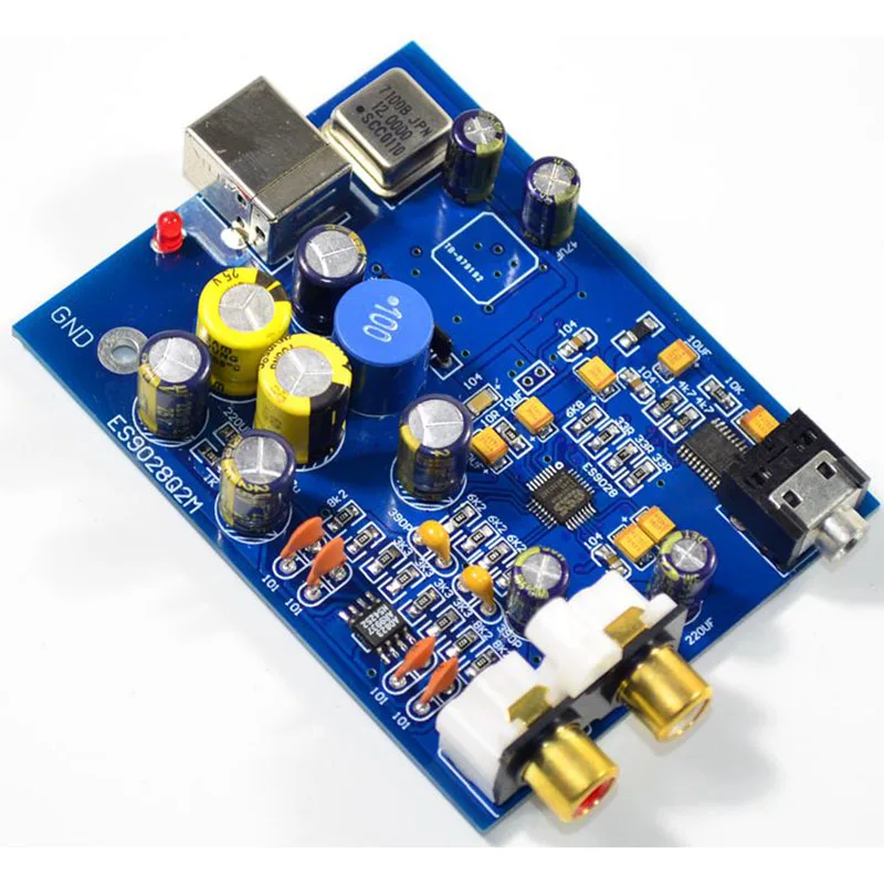 Placa de Decodificação Placa de Áudio para Amplificadores Es9028q2m + Sa9023 Decodificador Febre Áudio Usb Dac - Image 5
