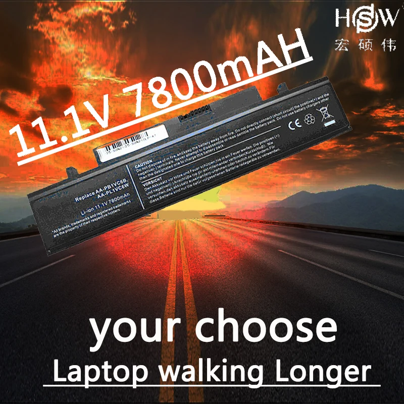 

HSW Laptop Battery For Samsung NB30 N210 X418 X420 X520 Q330 NP-NB30 NT-NB30 battery for laptop NP-N210 NT-N210 NP-X418 battery