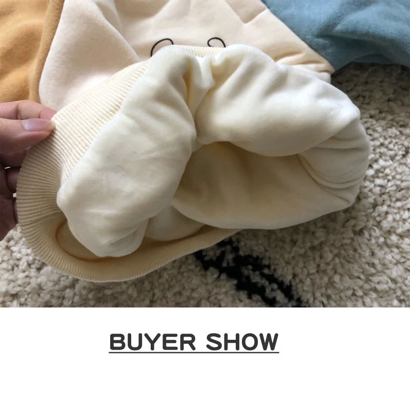 Lemonmiyu Baby Girls Winter Carton Sweatshirts Boys Dear Cashmere Tops Long Sleeve Hoodies Children's Shirt Newborn Kids Clothes