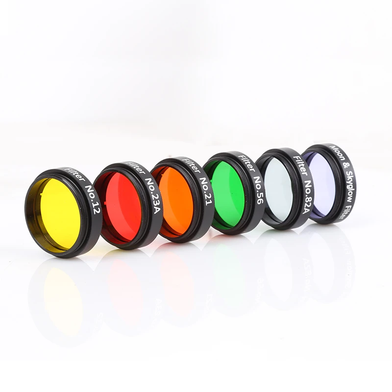 Teolhensot Angeleys Eyepiece Filter Astronomical Telescopes Ocular Lens Planets and Nebula Filter Moon Skyglow 6Color Selection 1.25 Inch Teolhensot Angeleys Eyepiece Filter Astronomical Telescopes Ocular Lens Planets and Nebula Filter Moon Skyglow 6Color Selection 1.25 Inch