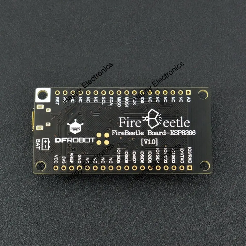 Новый микроконтроллер FireBeetle ESP8266 IOT 3 В с интерфейсом IoT WiFi TCP/IP 32 битный MCU 10 ADC + HSPI