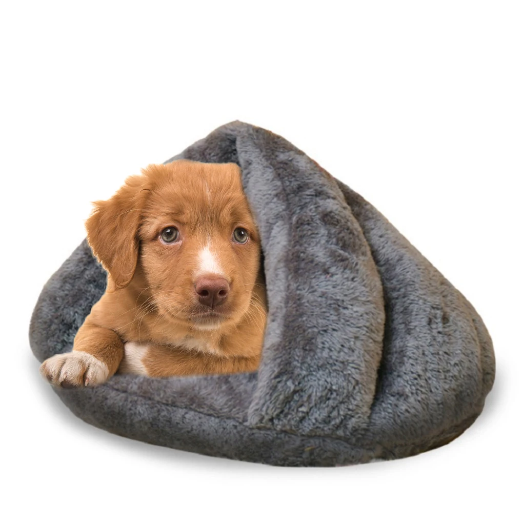 Solid Winter Mongolian Dog Kennel Thicken Soft Dog Bed Cat Collapsible House Sleeping Bag Puppy Cave Bed