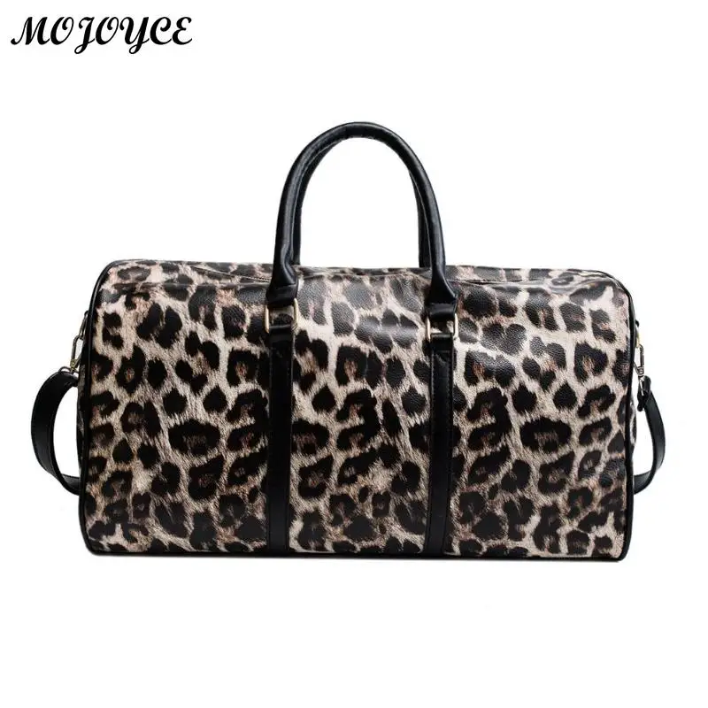 Модные женские туфли слинг плеча сумочку большой ёмкость Leopard Crossbody Дорожные Сумки из искусственной кожи выходные вещевой Сумка Bolsas