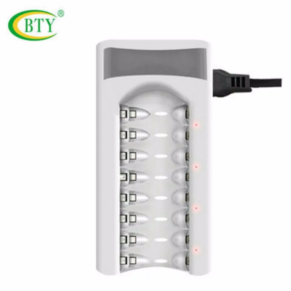 BTY C808FW многофункциональное зарядное устройство с 8 слотами Ni MH Cd AA AAA|Зарядные