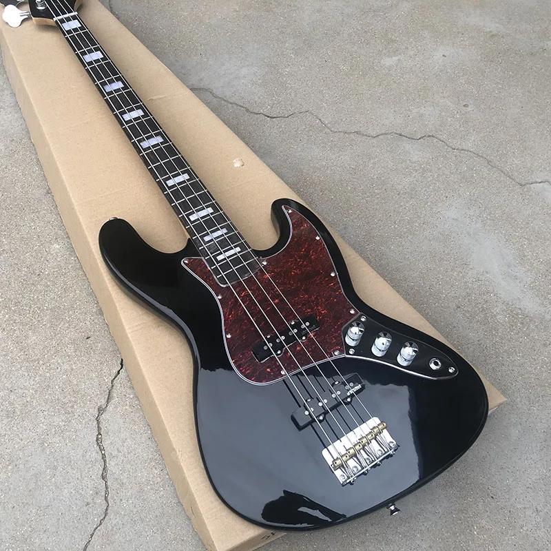

Factory wholesale2019 new styles high-quality custom 4 string bass guitar, Rose wood fingerboard with Square inlay