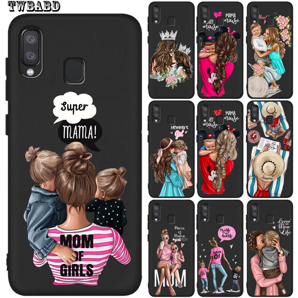 Модный чехол Supear Mom Baby Mouse для Samsung Galaxy A50 A10 A20 A30 A40 A70 M10 M20 оболочка Etui|Бамперы| |