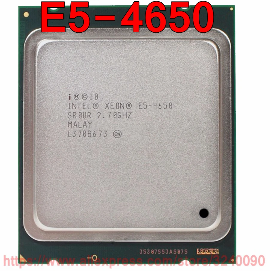 

Intel Xeon CPU E5-4650 SR0QR 2.7GHz 8-Core 20M LGA2011 E5 4650 processor free shipping speedy ship out